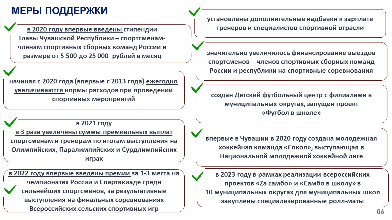 Развитие системы физической культуры и спорта